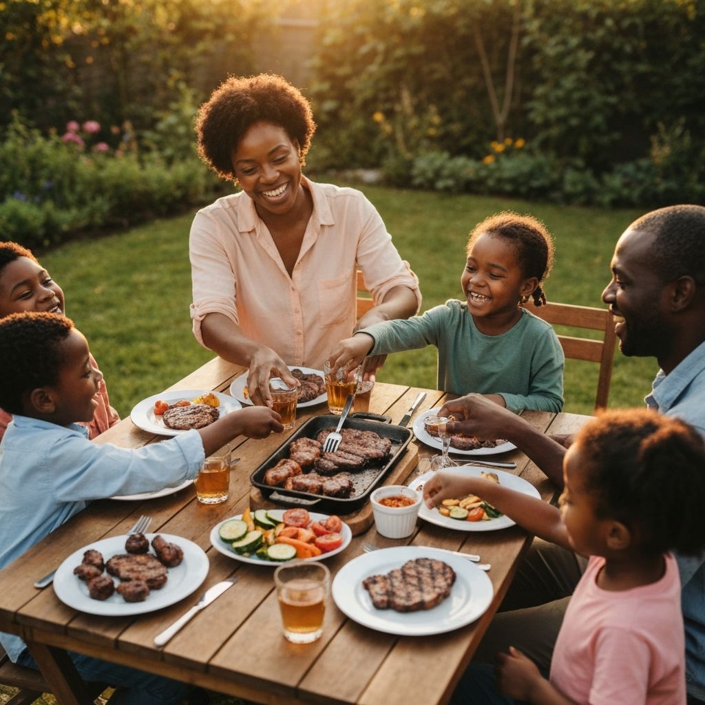 Family enjoying Mobley Brand