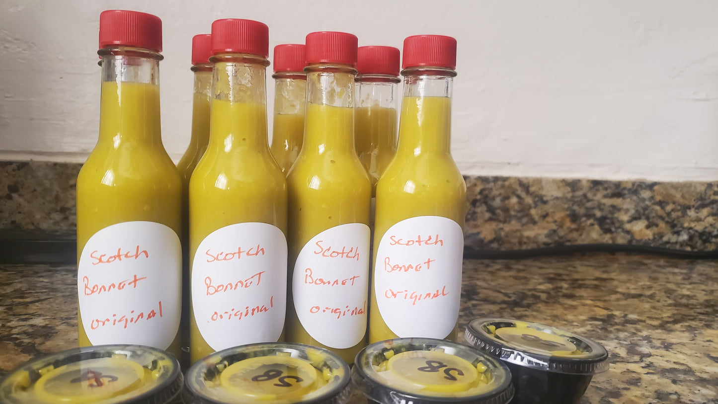 Yellow scotch bonnet sauce