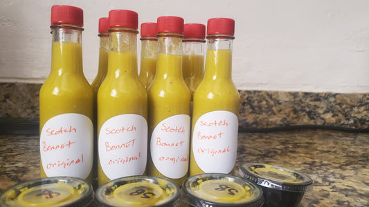 Yellow scotch bonnet sauce