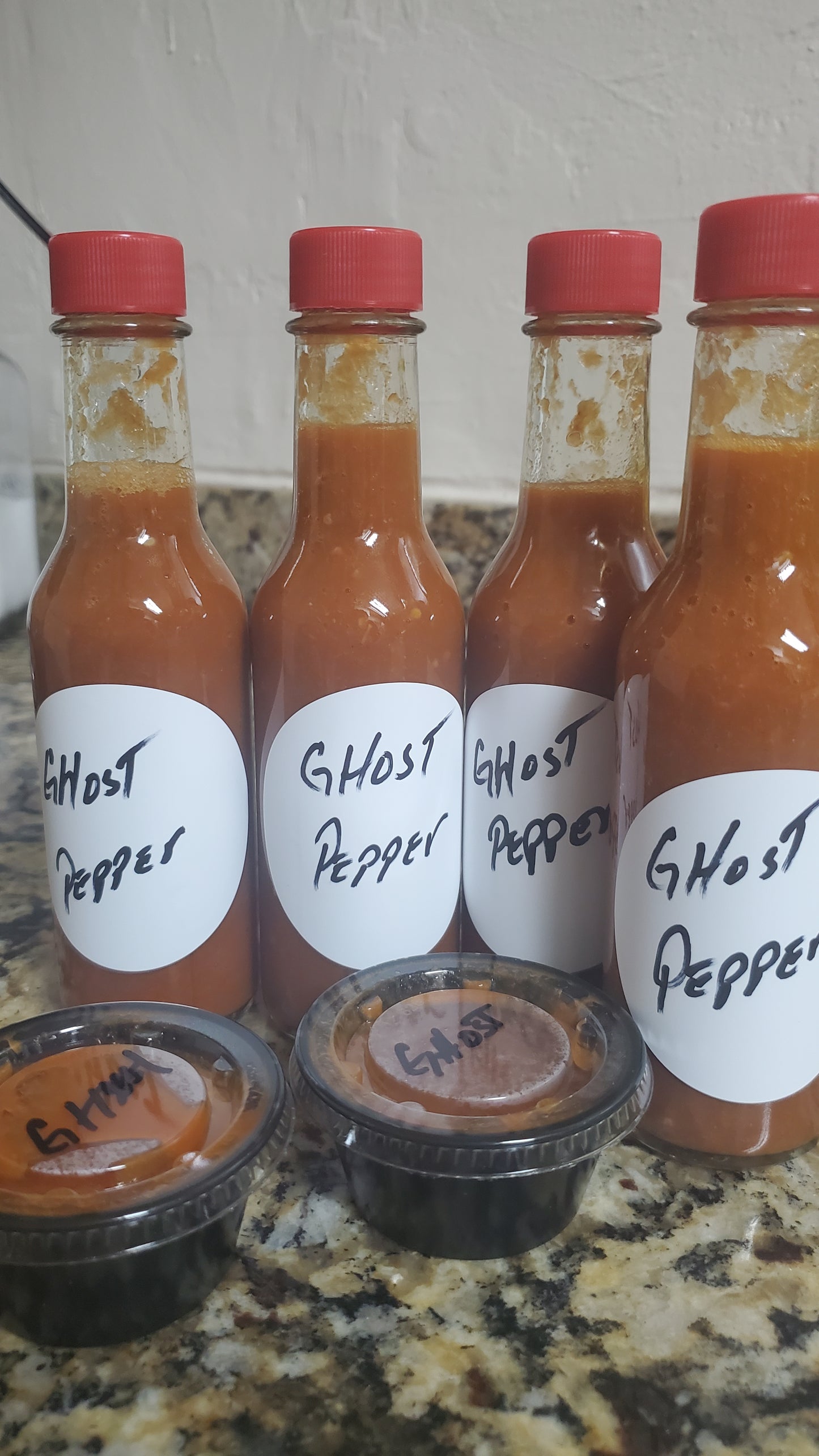 Authentic ghost peppers sauce